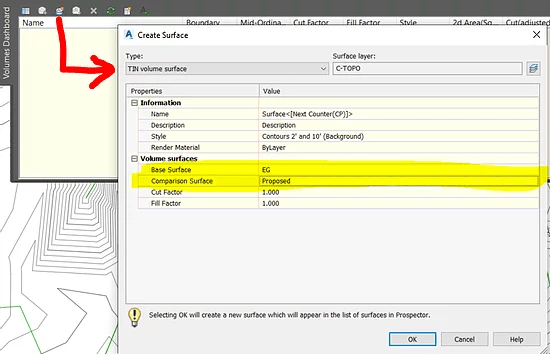 AutoCAD Civil 3D Cut/Fill