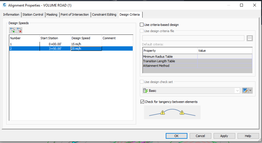 Civil 3D Design Speed