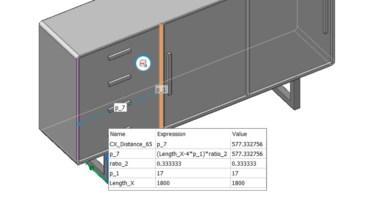 Parametrize workflow parametric building components