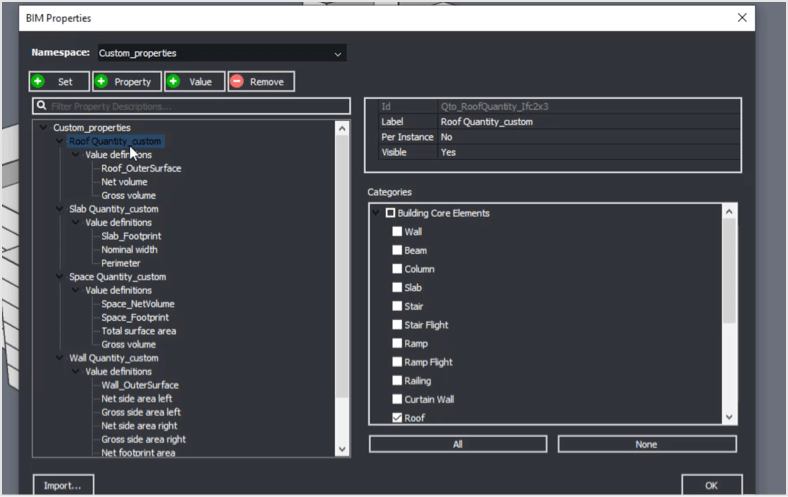 User Configurable Quantities User Configurable Quantities