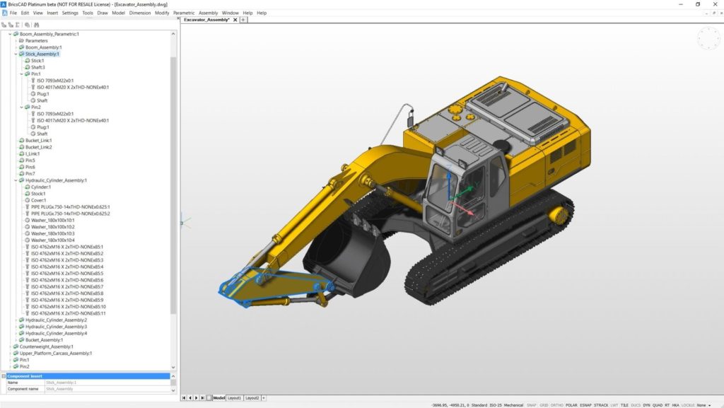 BricsCAD Mechanical: Assemblies