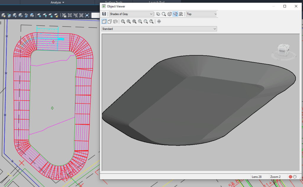 Civil 3D - 3D Detention Pond