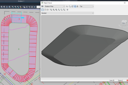 Civil 3D - 3D Detention Pond