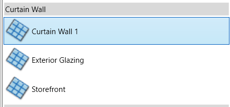 Revit Curtain Walls