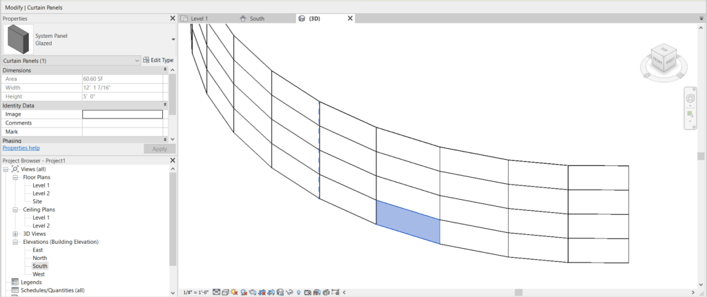 Revit Curtain Walls