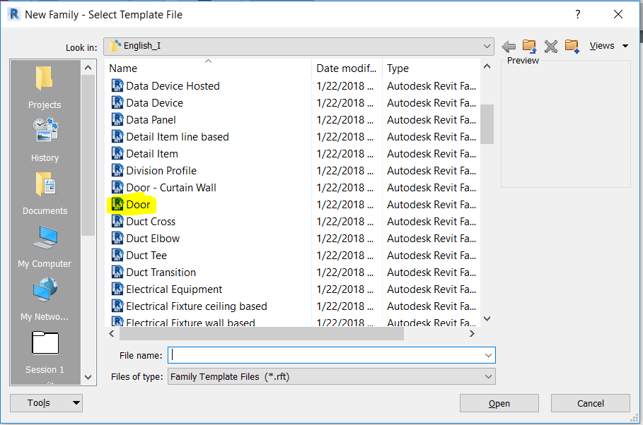 Revit Family Templates