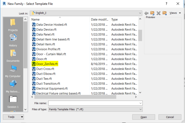 Revit Family Templates