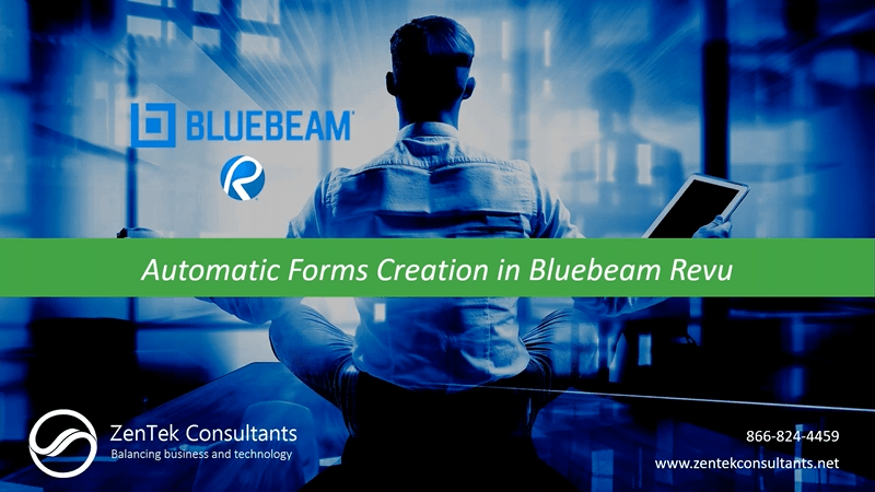 Automatic Forms Creation in Bluebeam Revu