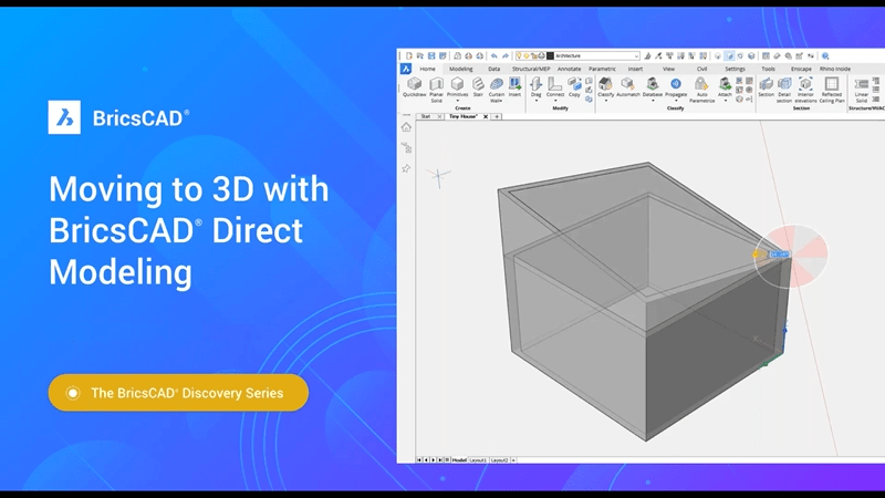 Moving to 3D with BricsCAD Direct Modeling