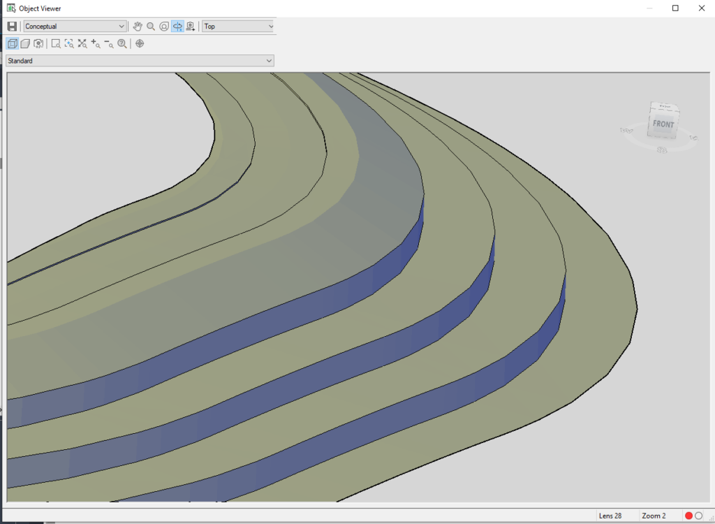 Benched Road Design