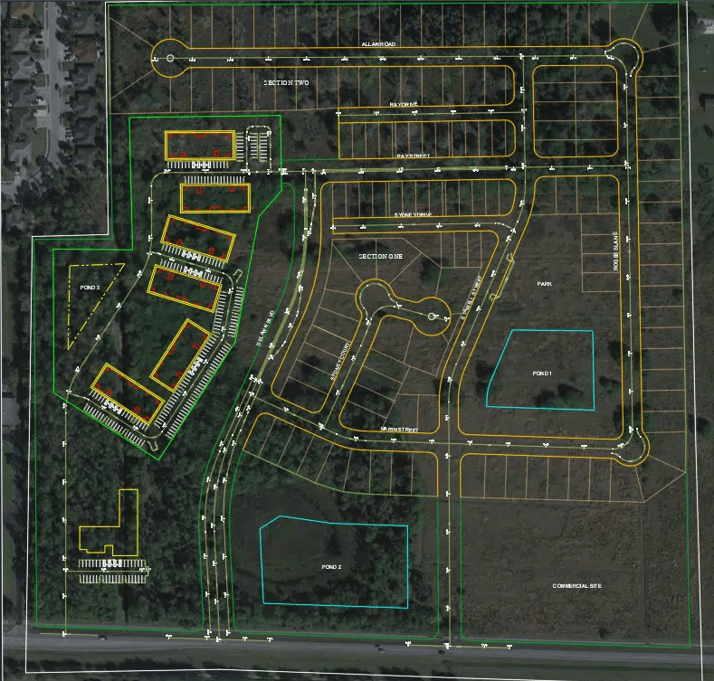 subdivision layout