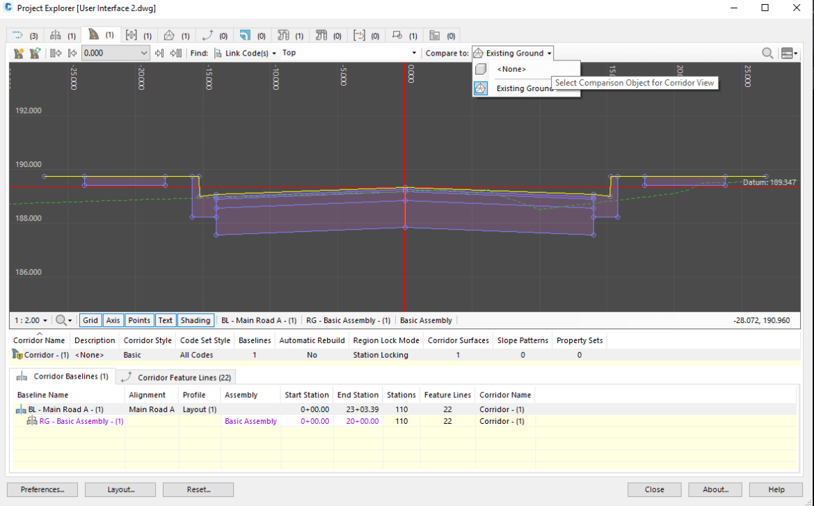 Civil 3d project explorer что это