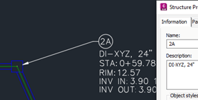 Edit structure properties