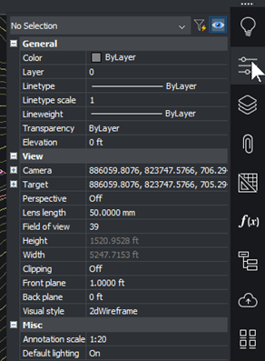 BricsCAD Panel