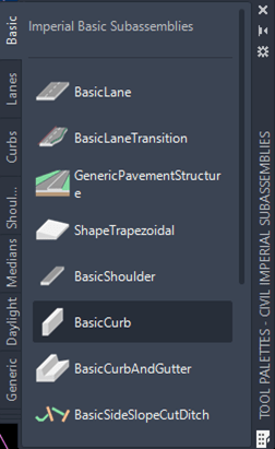 BasicCurb subassembly 