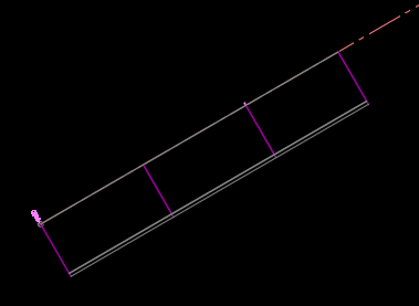 Corridor created in plan view