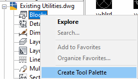 Create Tool Palette