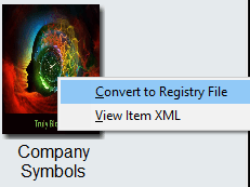 Convert to Registry File