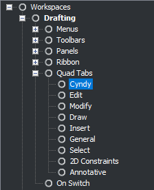 Reposition Workspace options