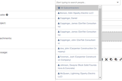 Using Distribution Group in Procore