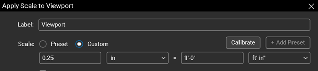 Calibrate Viewport Scale