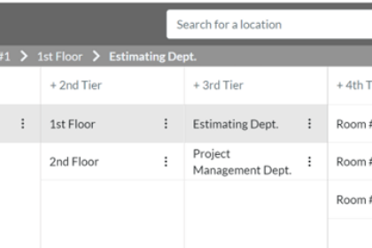 Setting locations in Procore