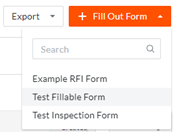 Procore Forms tool