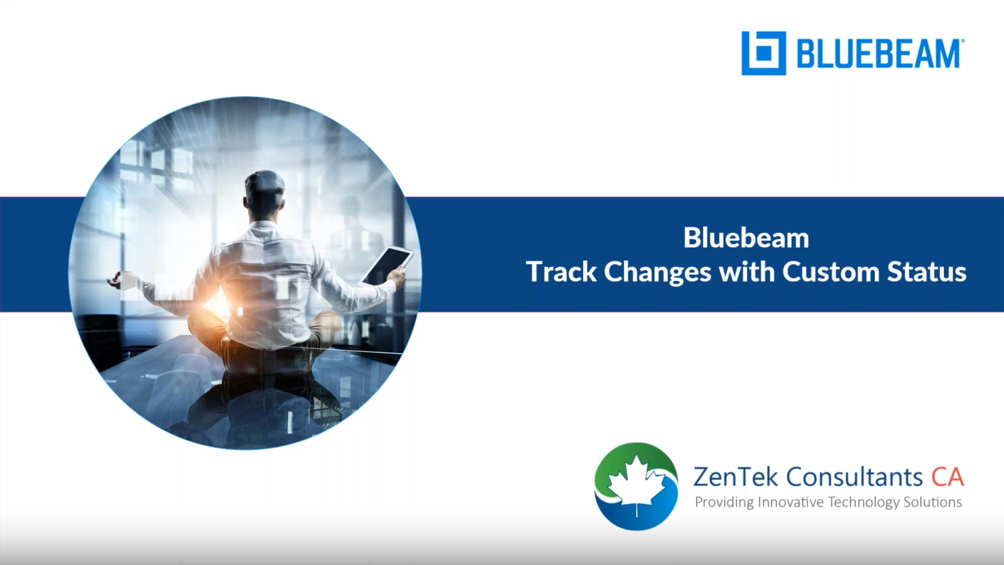 Track Changes with Custom Status in Bluebeam