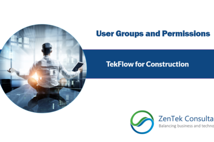User Groups and Permissions: TekFlow for Construction