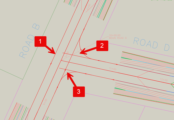 manually piece together the regions and targets for this intersection