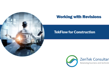 Working with Revisions: TekFlow for Construction