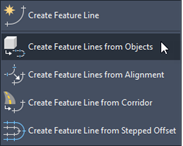 Create Feature Line from Objects 