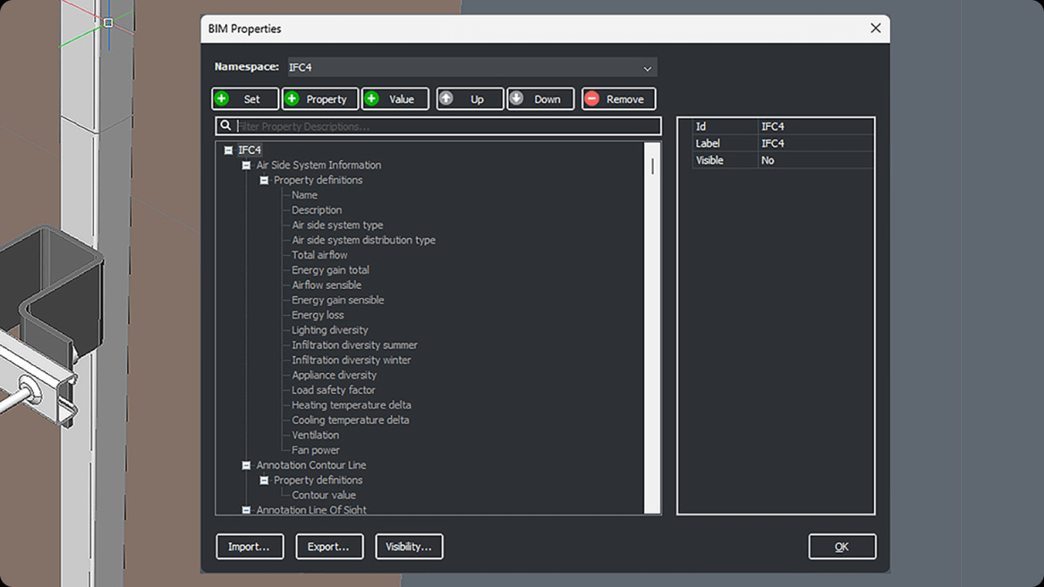 BricsCAD v25: BIMPROPERTIES