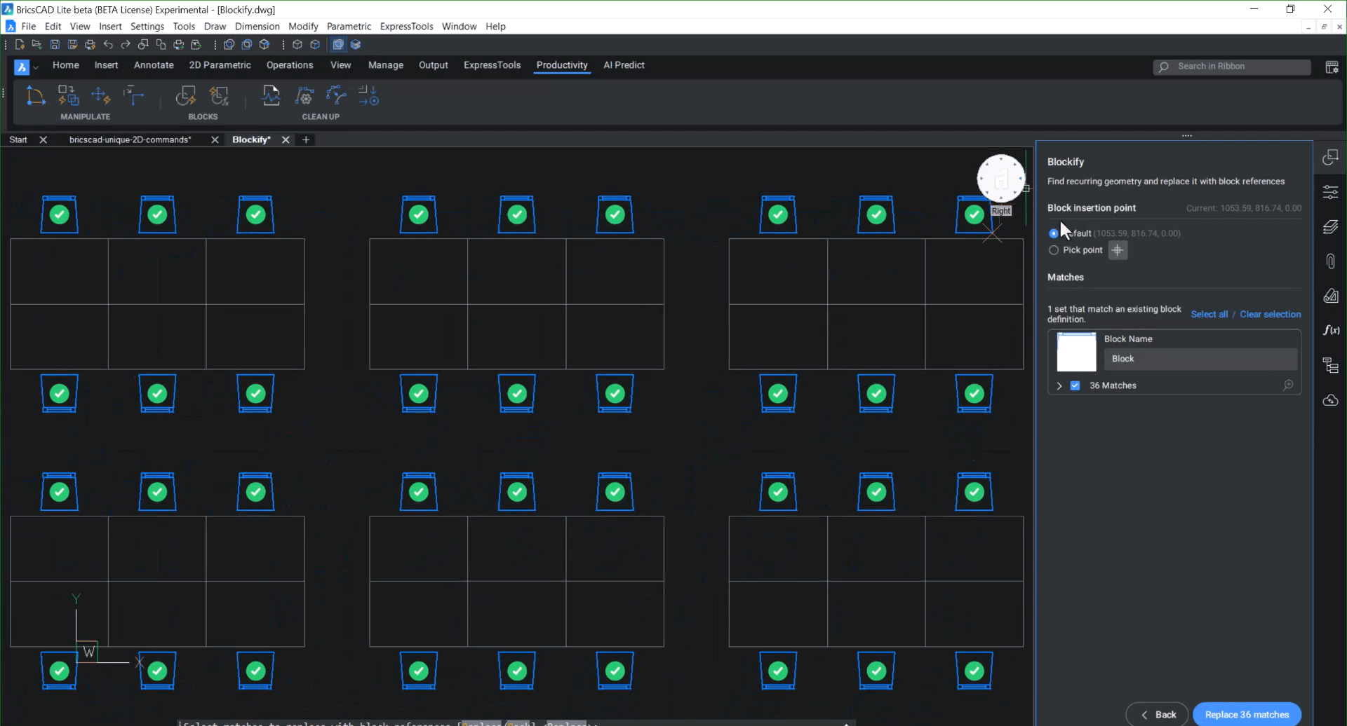 BricsCAD v25: BLOCKIFY