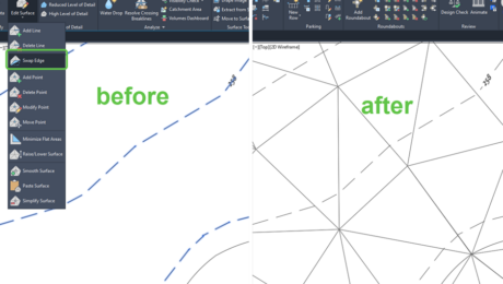 Civil 3D Surface Triangles