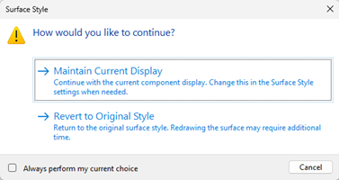 Civil 3D Surface Style dialog