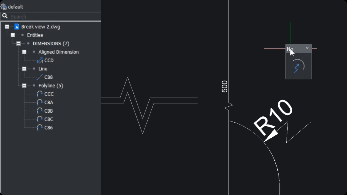 BricsCAD v25: DIMJOGGED / DIMJOGLINE