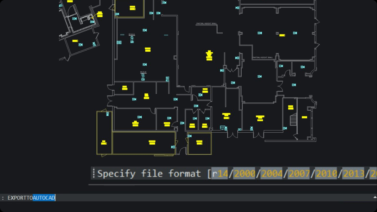 BricsCAD v25: EXPORTTOAUTOCAD