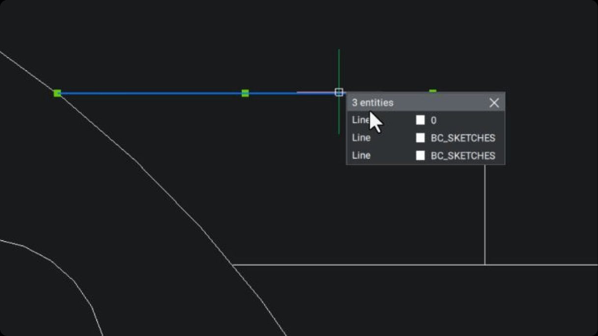 BricsCAD v25: Selection Cycling