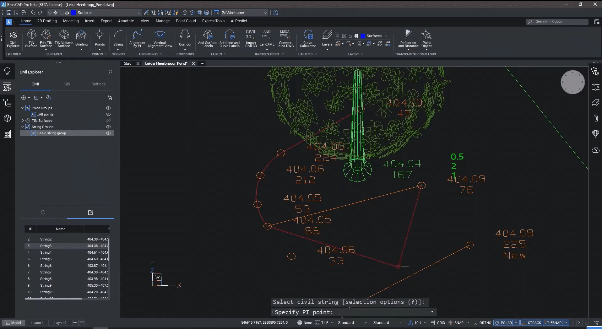 BricsCAD v25: Strings