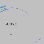 Selected Line and Curve labels in BricsCAD v25