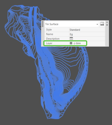 Surface Placement in Civil 3D