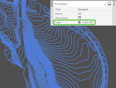 Importing Surface to a unique layer in Civil 3D