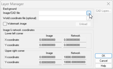 Layer Manager dialog