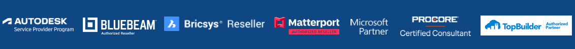 Partnering with Autodesk, Bluebeam, BricsCAD, Matterport, Microsoft, Procore, and TopBuilder