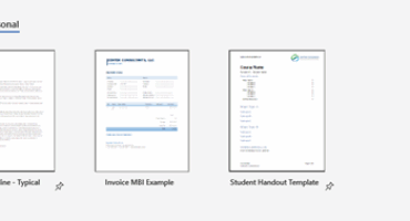 Using Templates in Microsoft