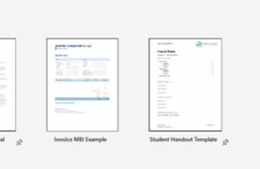 Using Templates in Microsoft