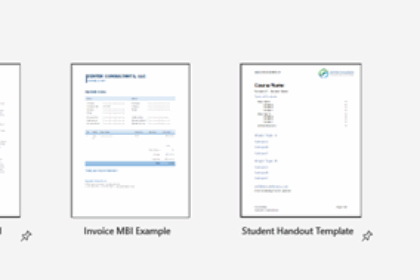 Using Templates in Microsoft