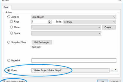 Using Relative Path in Bluebeam Revu