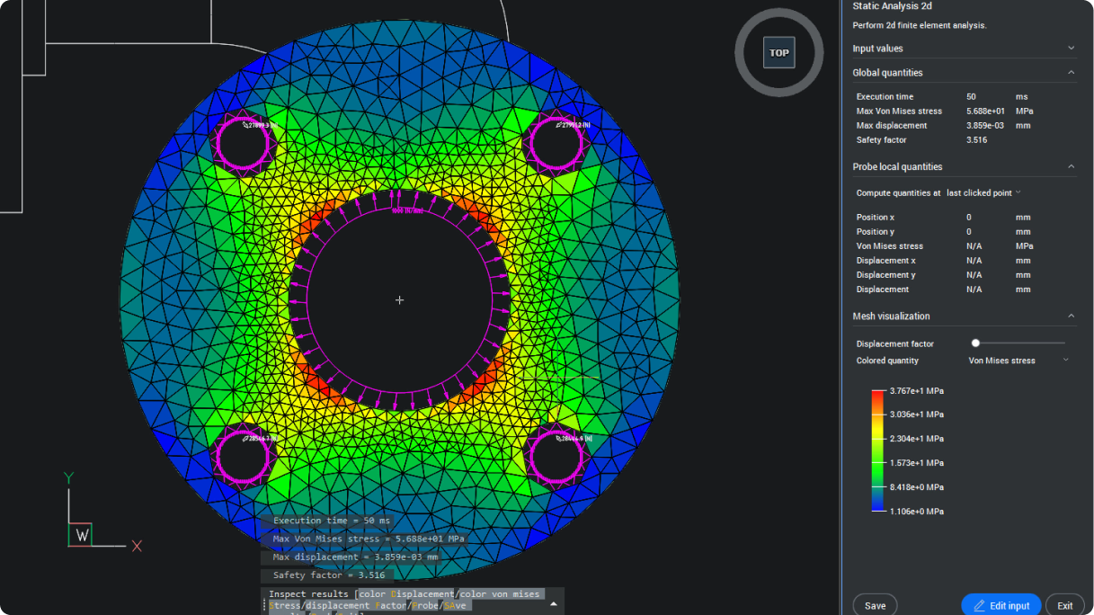 Faster and reusable 2D FEA
